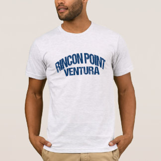 Rincon Point Ventura California Retro Surfing Wave T-Shirt