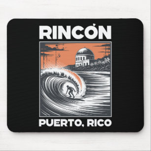 Rincon Puerto Rico Surfing Souvenir Mouse Mat
