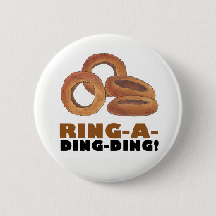 Ring-a-Ding-Ding Bride Engagement Bachelorette 6 Cm Round Badge