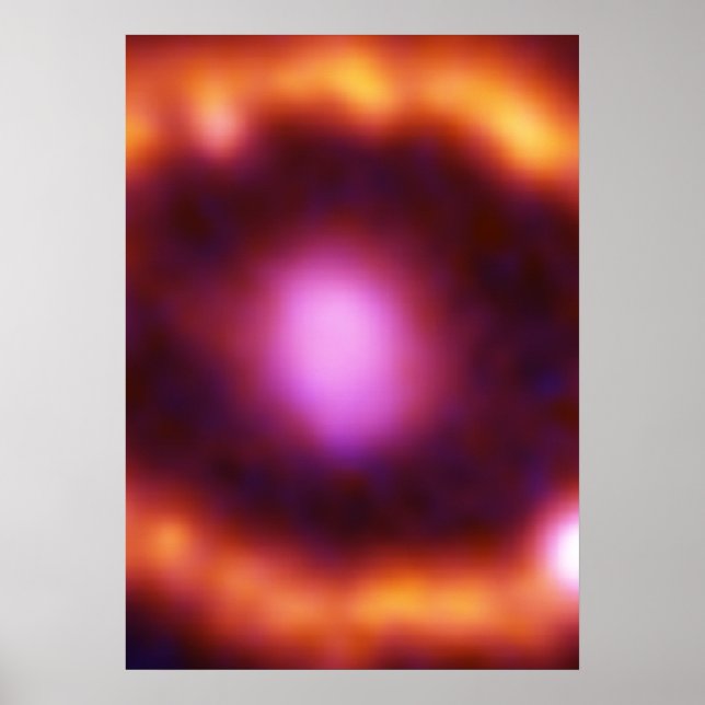 Ring Around Supernova 1987A (SN1987A) Poster (Front)