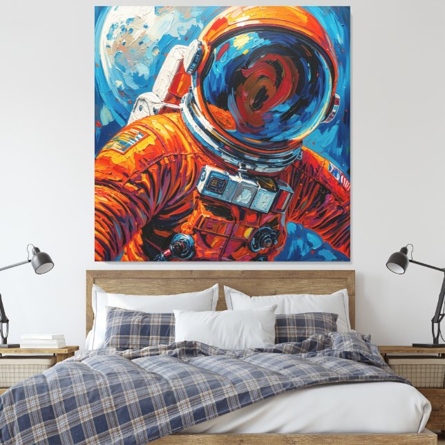 Ring Around the Moon-7 Canvas Print (Insitu(Bedroom))