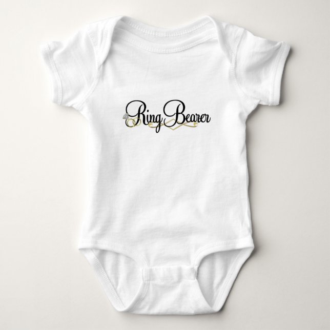 RIng Bearer Baby Bodysuit (Front)