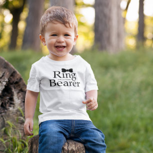 Ring Bearer Bow Tie Wedding  T-Shirt