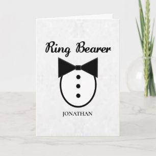 Ring Bearer Card