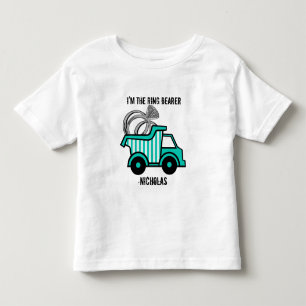 Ring Bearer Dump Truck Toddler T-Shirt
