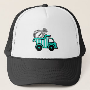 Ring Bearer Dump Truck Trucker Hat
