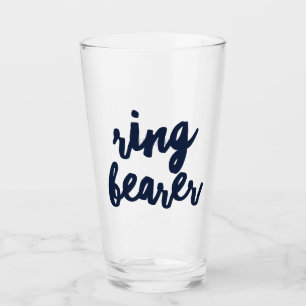Ring Bearer Gift Custom Name Glass
