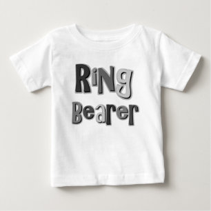 Ring Bearer Grey Baby T-Shirt
