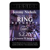 Ring Bearer Invitation Magnet