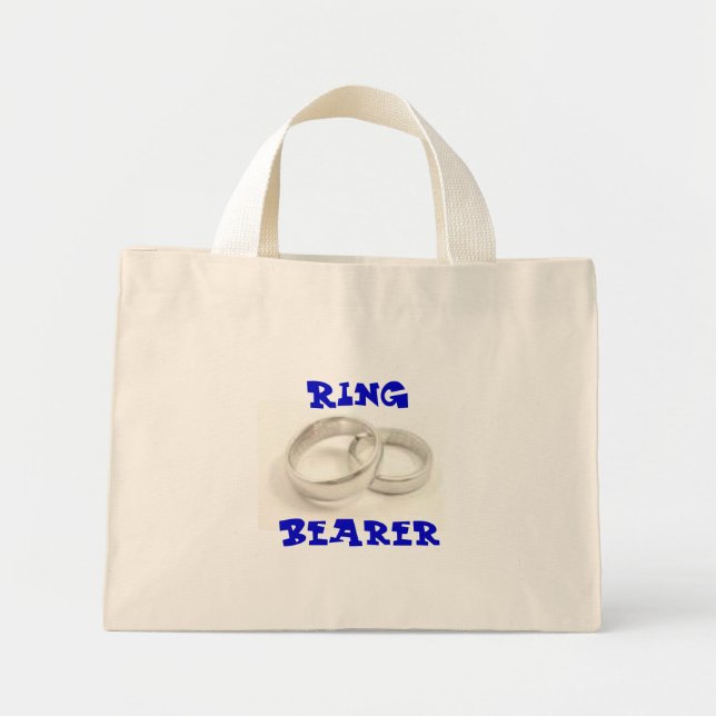 Ring Bearer Mini Tote Bag (Front)