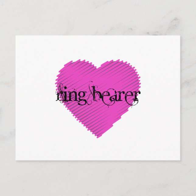 Ring Bearer Postcard (Front)