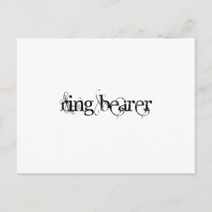 Ring Bearer Postcard
