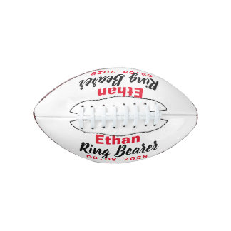 Ring Bearer Proposal Gift Mini Football American Football