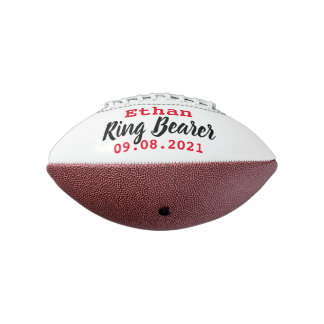 Ring Bearer Proposal Gift Mini Football American Football