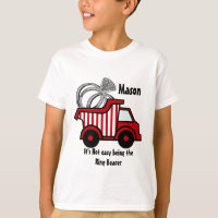 Ring Bearer Red Dump Truck