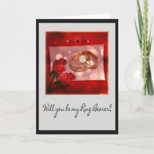 Ring Bearer Request Wedding Invitation