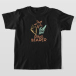 Ring Bearer Seashell Beach Wedding T-Shirt<br><div class="desc">Ring bearer design has a seashell motif,  is part of the beach wedding collection and is available in more styles.</div>