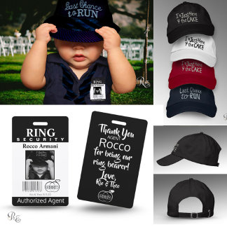 Ring Bearer Security Badge ID Badge