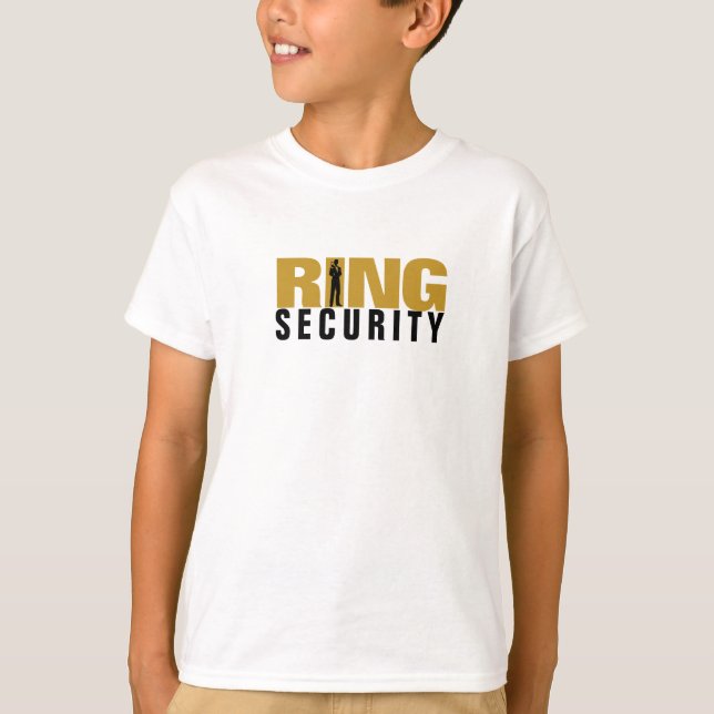 Ring Bearer SPY security ring toddler shirt (Front)