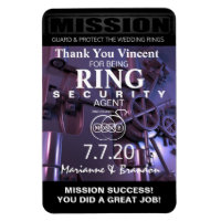 Ring Bearer Thank You Magnet