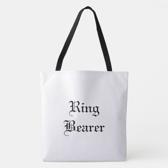 Ring Bearer Tote Bag (Front)