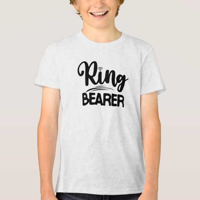 Ring Bearer Tri-Blend Shirt (Front)