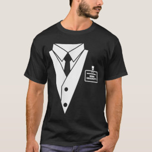 Ring Bearer Tuxedo Tux Suit Wedding Costume For Ki T-Shirt