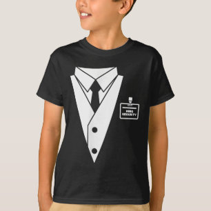 Ring Bearer Tuxedo Tux Suit Wedding Costume For Ki T-Shirt