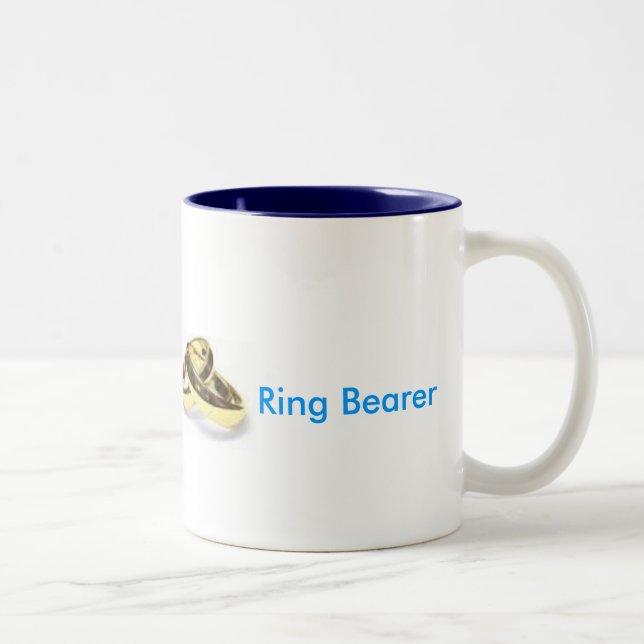 Ring Bearer Two-Tone Coffee Mug (Right)