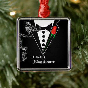 Ring Bearer Wedding Christmas Ornament