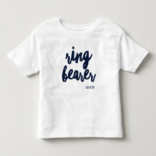 Ring Bearer Wedding Date Toddler T-Shirt