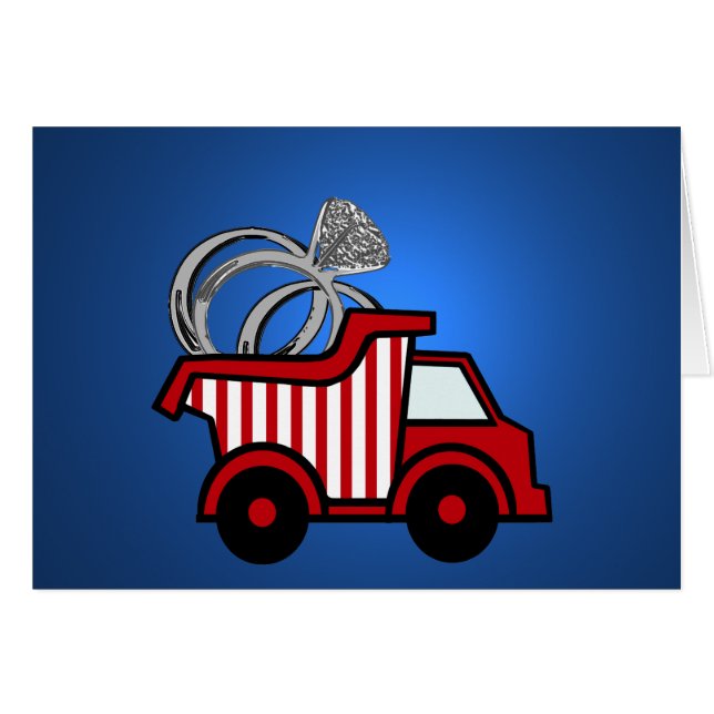 Ring Bearer Yellow Dump Truck (Front Horizontal)