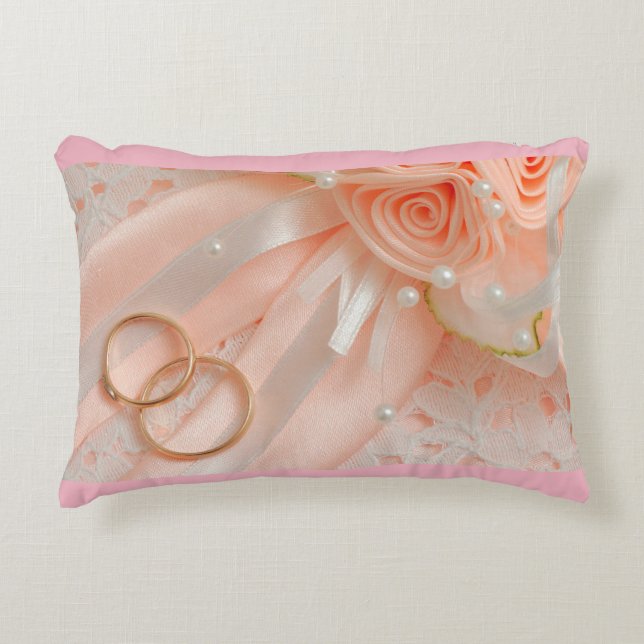 ***RING BEARER'S PILLOW*** FOR NEWLYWEDS TO BE DECORATIVE CUSHION (Front)