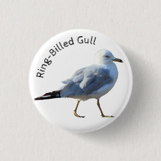 Ring-Billed Gull 3 Cm Round Badge