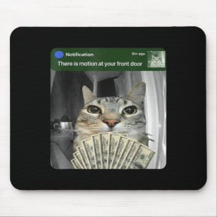 Ring Cat With Motion Meme  Mouse Mat