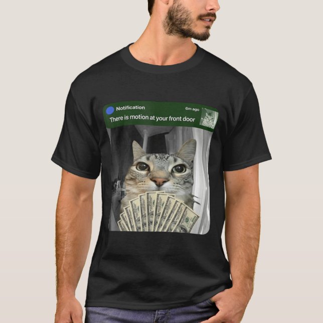Ring Cat With Motion Meme  T-Shirt (Front)