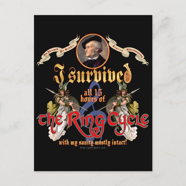 Ring Cycle Survivor Postcard (Front)