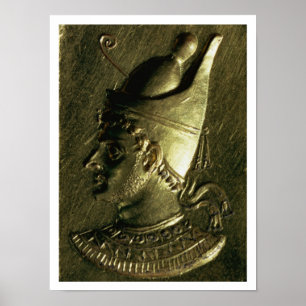 Ring depicting Ptolemy VI Pilometor (c.186-c.145 B Poster