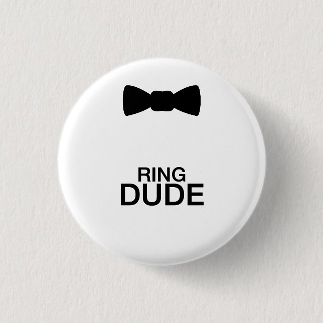 Ring Dude kids - Boys ring bearer wedding 3 Cm Round Badge (Front)