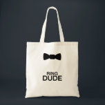 Ring Dude kids - Boys ring bearer wedding Tote Bag<br><div class="desc">Ring Dude ring bearer wedding Tee Shirts</div>