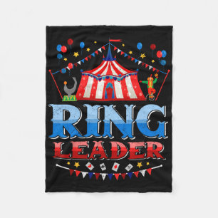 Ring Leader Costume Circus Staff Carnival Mens Wom Fleece Blanket