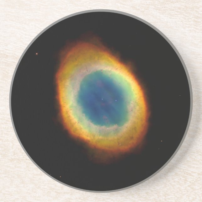 Ring Nebula (Hubble Telescope) Coaster (Front)