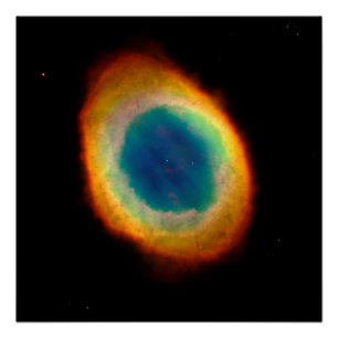Ring Nebula M57 or NGC 6720 Poster