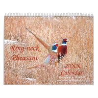 Ring-neck Pheasants Calendar