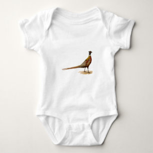 Ring-necked Pheasant Baby Bodysuit