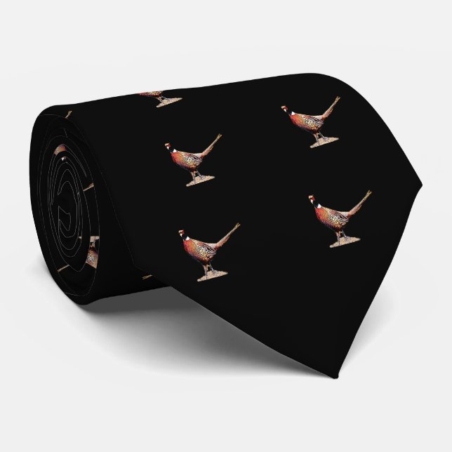 Ring necked Pheasant (South Dakota) Tie (Rolled)