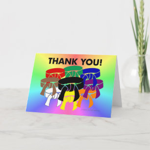 Ring of Belts Thank You Cards