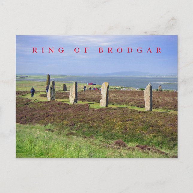 Ring of Brodgar view postcard (Front)