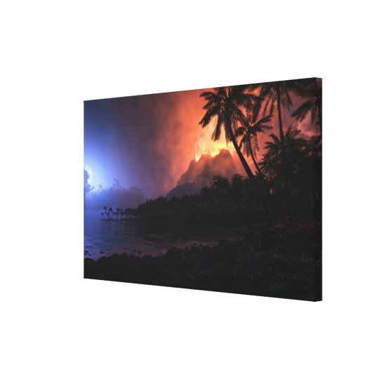 Ring of Fire (Night) Canvas Print
