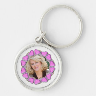 Ring of hearts key ring